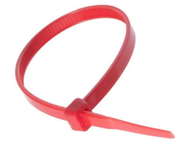 Coloured Cable Ties Nylon - 430mm x 4.8mm - RED