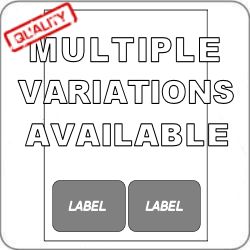 A4 Integrated Labels - Double