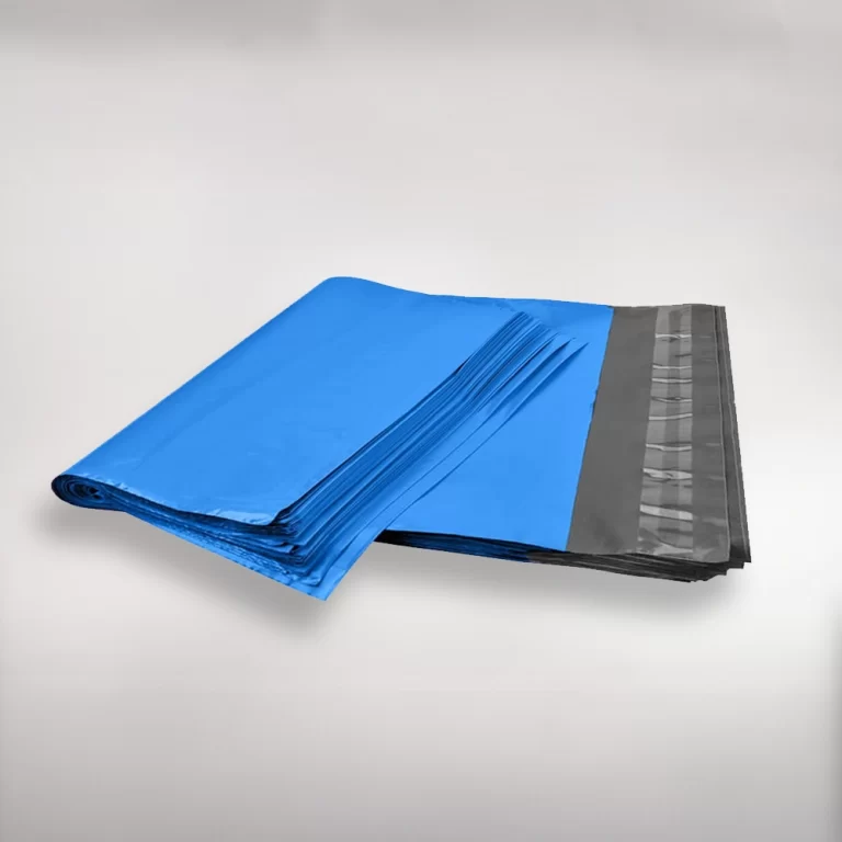 Metallic Blue Mailing Bags